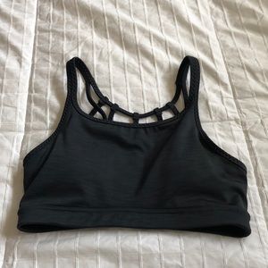 Gray athleta sports bra